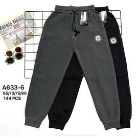 Штани дитячі спортивні на хлопчика A633-6 mix р.65-80 "JEANS KIDS" недорого оптом від прямого постачальника