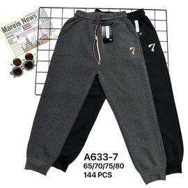 Штани дитячі спортивні на хлопчика A633-7 mix р.65-80 "JEANS KIDS" недорого оптом від прямого постачальника