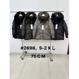 Фотография Куртка женская зимняя 2667 black р.S-2XL "Yafeier" недорого оптом от прямого поставщика