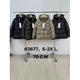 Фотография Куртка женская зимняя 2677 khaki р.S-2XL "Yafeier" недорого оптом от прямого поставщика