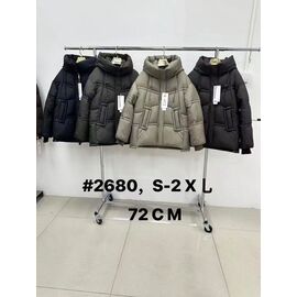 Фотография Куртка женская зимняя 2680 l.grey р.S-2XL "Yafeier" недорого оптом от прямого поставщика