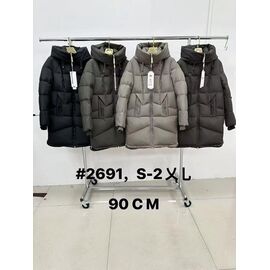 Фотография Куртка женская зимняя 2691 brown р.S-2XL "Yafeier" недорого оптом от прямого поставщика