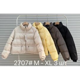 Фотография Куртка женская демисезонная 2707 yellow р.M-XL "Yafeier" недорого оптом от прямого поставщика