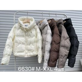 Куртка жіноча демісезонна 6630 black р.M-2XL "Yafeier" недорого оптом від прямого постачальника