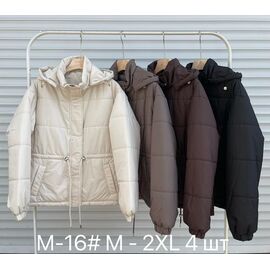 Куртка жіноча демісезонна M16 black р.M-2XL "Yafeier" недорого оптом від прямого постачальника