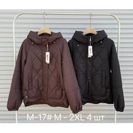 Куртка жіноча демісезонна M17 black р.M-2XL "Yafeier" недорого оптом від прямого постачальника