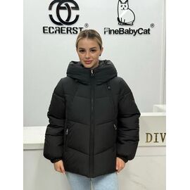 Куртка жіноча зимова R6019 black р.M-2XL "Yafeier" недорого оптом від прямого постачальника