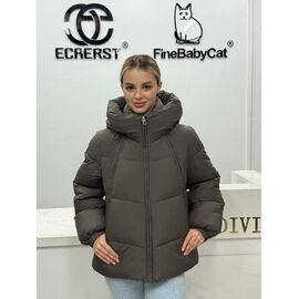 Куртка жіноча зимова R6019 d.grey р.M-2XL "Yafeier" недорого оптом від прямого постачальника