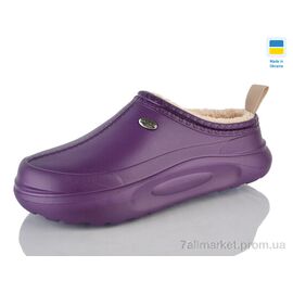 Фотография Галоши женские зима N4101 фіолет (8 пар р.37-41) "Lot Shoes" недорого оптом от прямого поставщика
