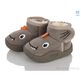 Фотография Угги детские утепленные зима C5500P grey (6 пар р.20-23) "Clibee-ShoSho" недорого оптом от прямого поставщика