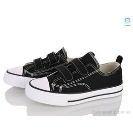Фотография Кеды детские легкие Весна/осень RC09P black (6 пар р.32-37) "Clibee-ShoSho" недорого оптом от прямого поставщика