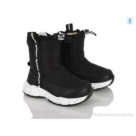 Дутики дитячі утеплені Зима D6907-1 black (6 пар р.27-32) "Clibee-ShoSho" недорого оптом від прямого постачальника