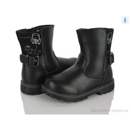 Черевики дитячі зручні Зима H65 black (8 пар р.25-30) "Clibee-ShoSho" недорого оптом від прямого постачальника