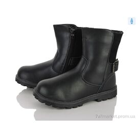 Черевики дитячі зручні Зима H66 black (6 пар р.31-36) "Clibee-ShoSho" недорого оптом від прямого постачальника