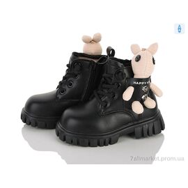 Черевики дитячі зручні Зима ND739-1 black (6 пар р.21-25) "Clibee-ShoSho" недорого оптом від прямого постачальника