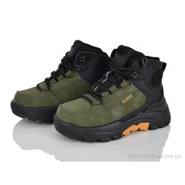 Фотография Ботинки детские удобные Весна/осень KB580-3 green-black (6 пар р.26-31) "Clibee-ShoSho" недорого оптом от прямого поставщика