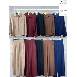 Фотография Костюм женский 138T beige р.XL-4XL "BASE" недорого оптом от прямого поставщика