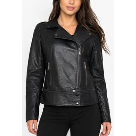 Фотография Куртка женская демисезонная 383-6 black р.L-5XL "Obuv OK2" недорого оптом от прямого поставщика