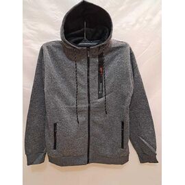 Фотография Кофта спортивная мужская 2351B d.grey р.3XL-7XL "ZERO" недорого оптом от прямого поставщика