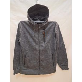 Фотография Кофта спортивная мужская 2351B grey р.3XL-7XL "ZERO" недорого оптом от прямого поставщика