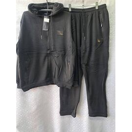 Фотография Костюм спортивный мужской 2506B black р.3XL-7XL "ZERO" недорого оптом от прямого поставщика
