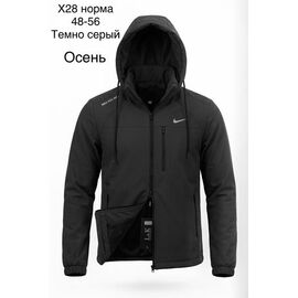 Фотография Куртка мужская 28 d.grey р.48-56 "ZERO" недорого оптом от прямого поставщика