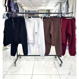 Фотография Костюм спортивный женский 04 wine р.S-L "Karon" недорого оптом от прямого поставщика