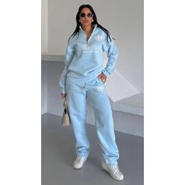 Фотография Костюм спортивный женский 05 l.blue р.S-L "Karon" недорого оптом от прямого поставщика