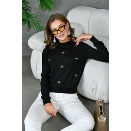 Фотография Свитер женский 10900 black р.42-46 "Karon" недорого оптом от прямого поставщика
