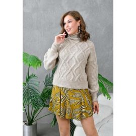 Фотография Свитер женский 3027 beige р.46-48 "Karon" недорого оптом от прямого поставщика