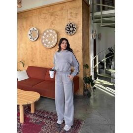 Фотография Костюм спортивный женский 5845 grey р.S-L "Karon" недорого оптом от прямого поставщика