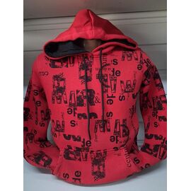 Фотография Худи мужской 1281 red р.S-2XL "RING" недорого оптом от прямого поставщика