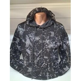 Фотография Худи мужской 1282 black р.S-2XL "RING" недорого оптом от прямого поставщика