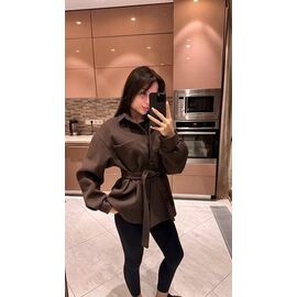 Фотография Куртка женская демисезонная 225BF brown р.42-46 "Alisa Brand" недорого оптом от прямого поставщика