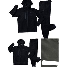 Фотография Костюм спортивный мужской 347-175-1N black р.48-56 "WHITE" недорого оптом от прямого поставщика