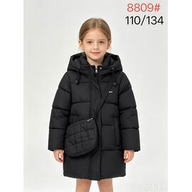 Фотография Курка детская зимняя на девочку 8809 black р.92-116 "WHITE" недорого оптом от прямого поставщика