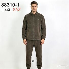 Фотография Костюм спортивный мужской 88310-1 d.grey р.L-4XL "WHITE" недорого оптом от прямого поставщика