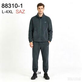 Фотография Костюм спортивный мужской 88310-1 grey р.L-4XL "WHITE" недорого оптом от прямого поставщика