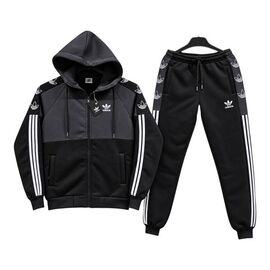 Фотография Костюм детский спортивный тёплый на мальчика SV3865 black р.11-16 "WHITE" недорого оптом от прямого поставщика