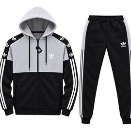 Фотография Костюм детский спортивный тёплый на мальчика SV3868 black р.11-16 "WHITE" недорого оптом от прямого поставщика
