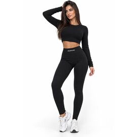 Фотография Лосины женские 70225-1 black р.2XL-5XL "VICTORY" недорого оптом от прямого поставщика