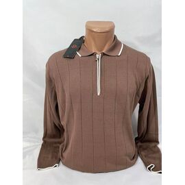 Фотография Свитер мужской SB2322 brown р.L-4XL "Sabihina" недорого оптом от прямого поставщика