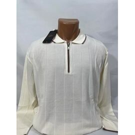Фотография Свитер мужской SB2323 white р.L-4XL "Sabihina" недорого оптом от прямого поставщика