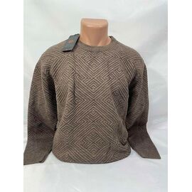 Фотография Свитер мужской SB2342 brown р.L-2XL "Sabihina" недорого оптом от прямого поставщика