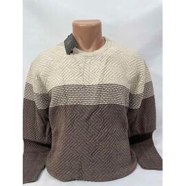 Фотография Свитер мужской SB2353 brown р.L-2XL "Sabihina" недорого оптом от прямого поставщика