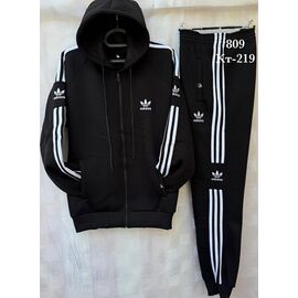 Фотография Костюм спортивный мужской S4462 black р.48-56 "Shon" недорого оптом от прямого поставщика