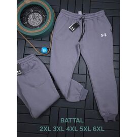 Фотография Штаны спортивные мужские утеплённые S4637 l.grey р.2XL-6XL "Shon" недорого оптом от прямого поставщика
