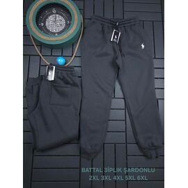Фотография Штаны спортивные мужские утеплённые S4640 grey р.2XL-6XL "Shon" недорого оптом от прямого поставщика