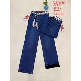 Фотография Джинсы утеплённые женские F2165 blue р.25-30 "Vanver" недорого оптом от прямого поставщика
