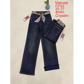 Фотография Джинсы утеплённые женские F2152 navy р.25-27 "Vanver" недорого оптом от прямого поставщика